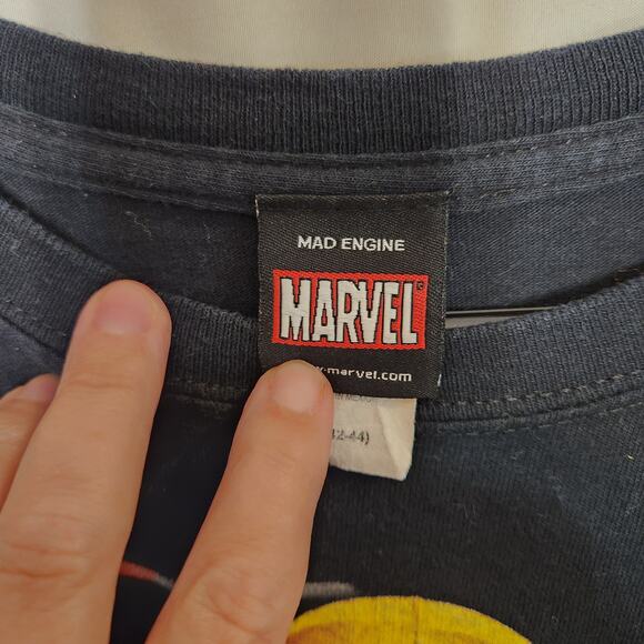 MAD ENGINE x MARVEL COMICS VTG Black Multi Large Front Hit T Shirt Mens Large L - Picture 2 of 9